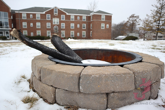 25.02.14 JLB Winter Scenes 1 Melrose Hall, residence life